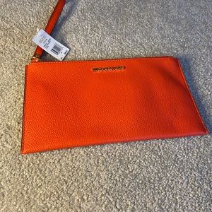 NEW! Michael Kors Leather Clutch Wristlet